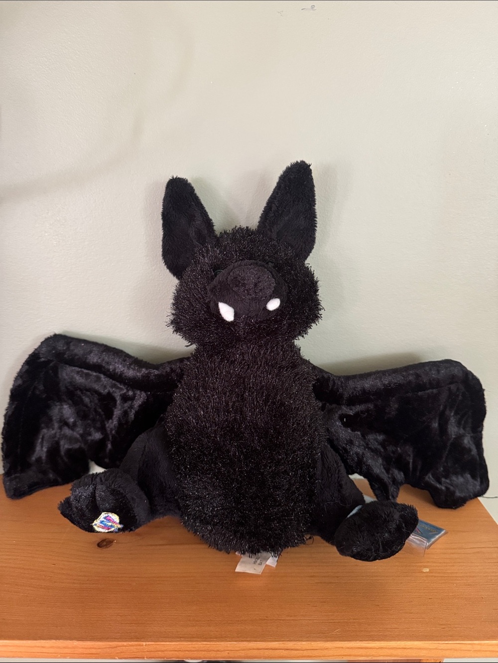 Rare Webkinz Black Bat Plush With Tags - untested code
